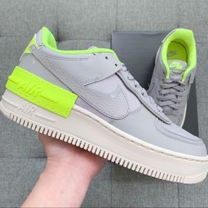 Nike Air Force 1 shadow grey white shoes